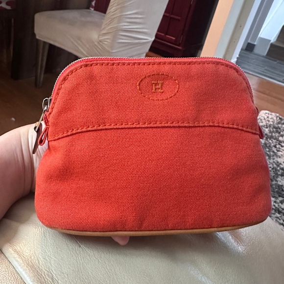 Authentic Hermès Mini Toile Bolide Case pouch - Picture 12 of 13